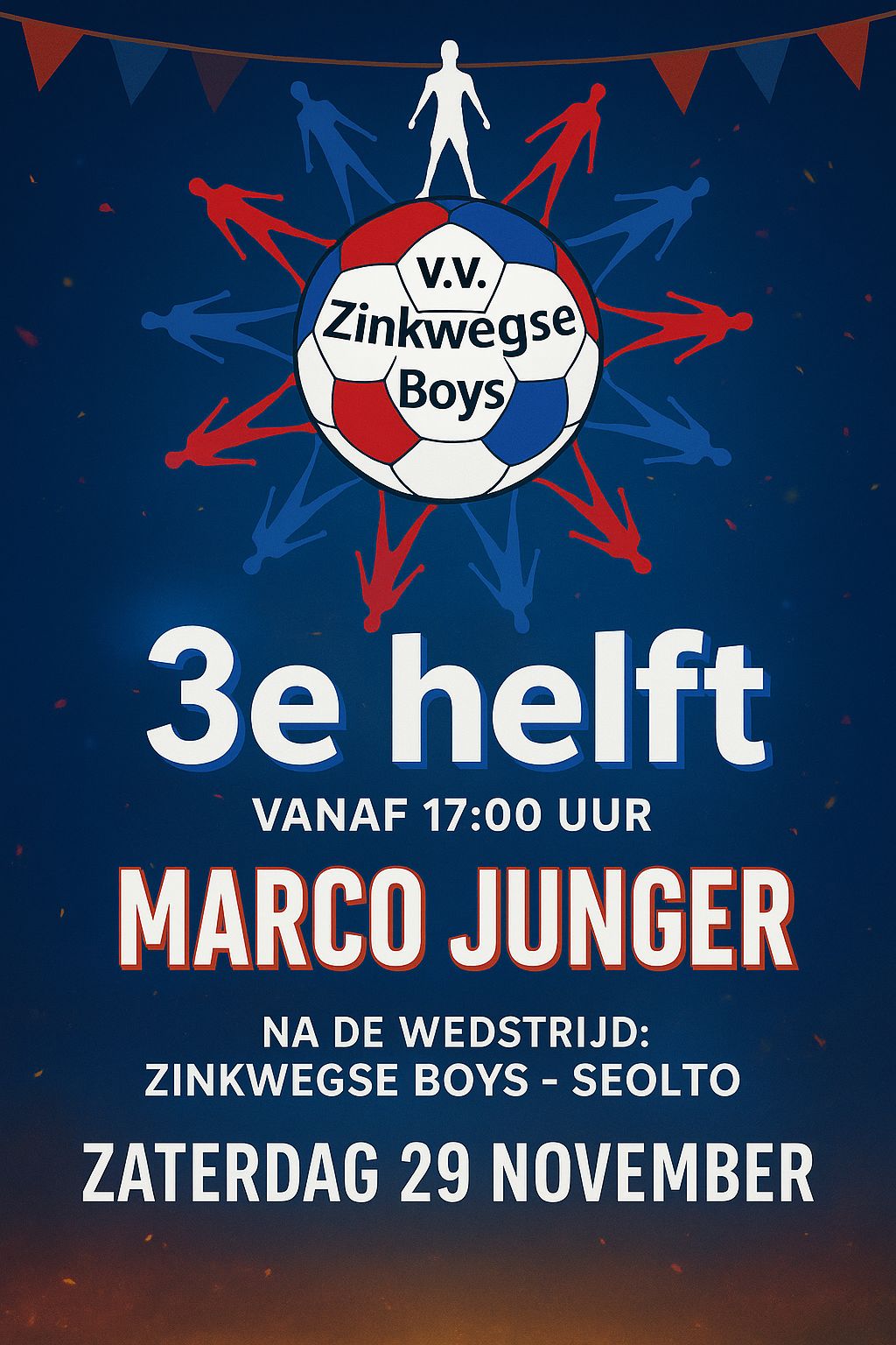 3e helft op 29 november