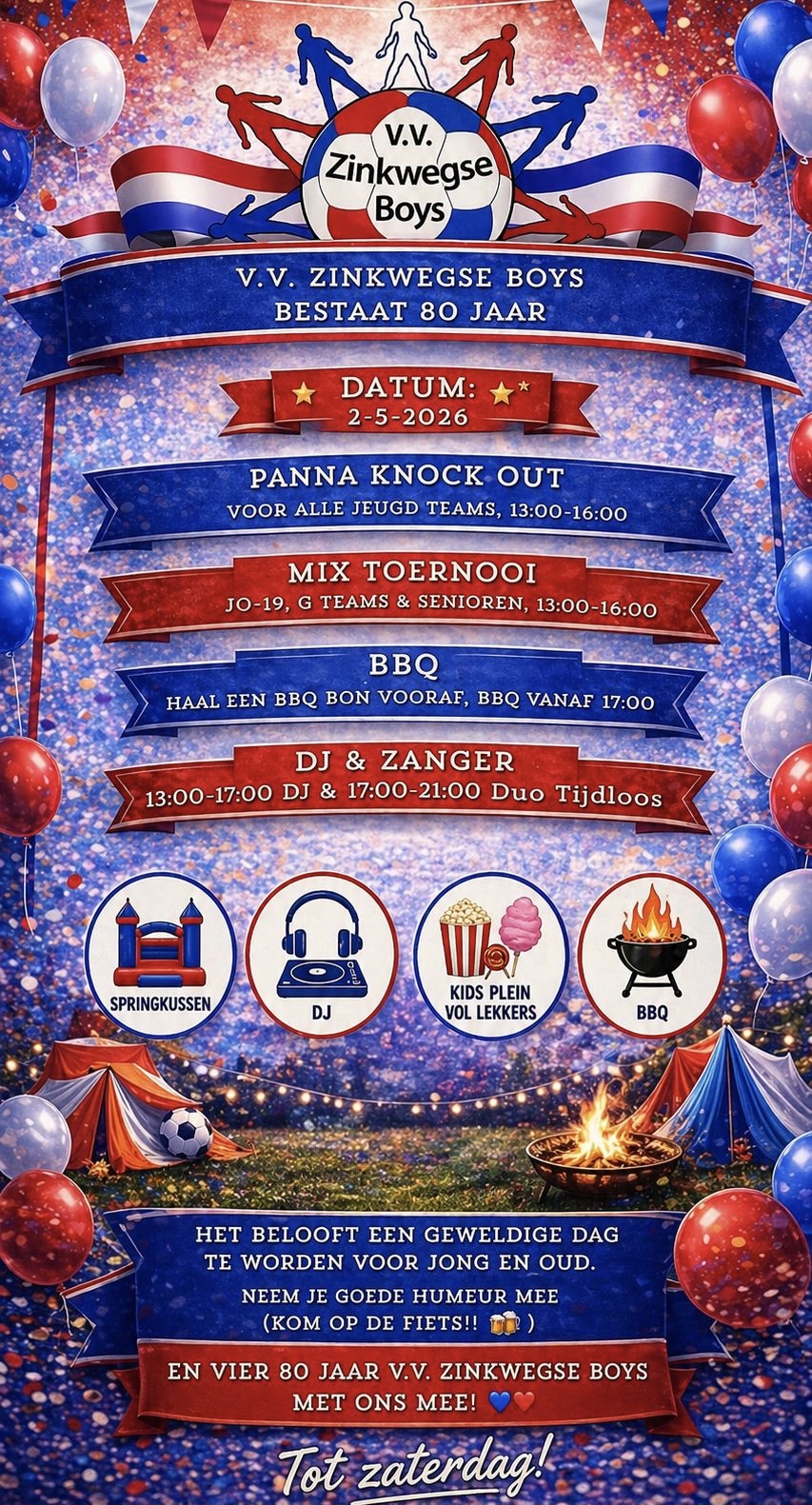 Nog twee dagen en dan is het zover: onze jubileumdag! 🎉