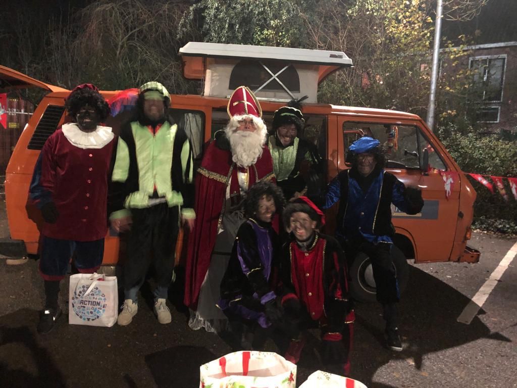 Sinterklaas drive-in bij Zinkwegse Boys