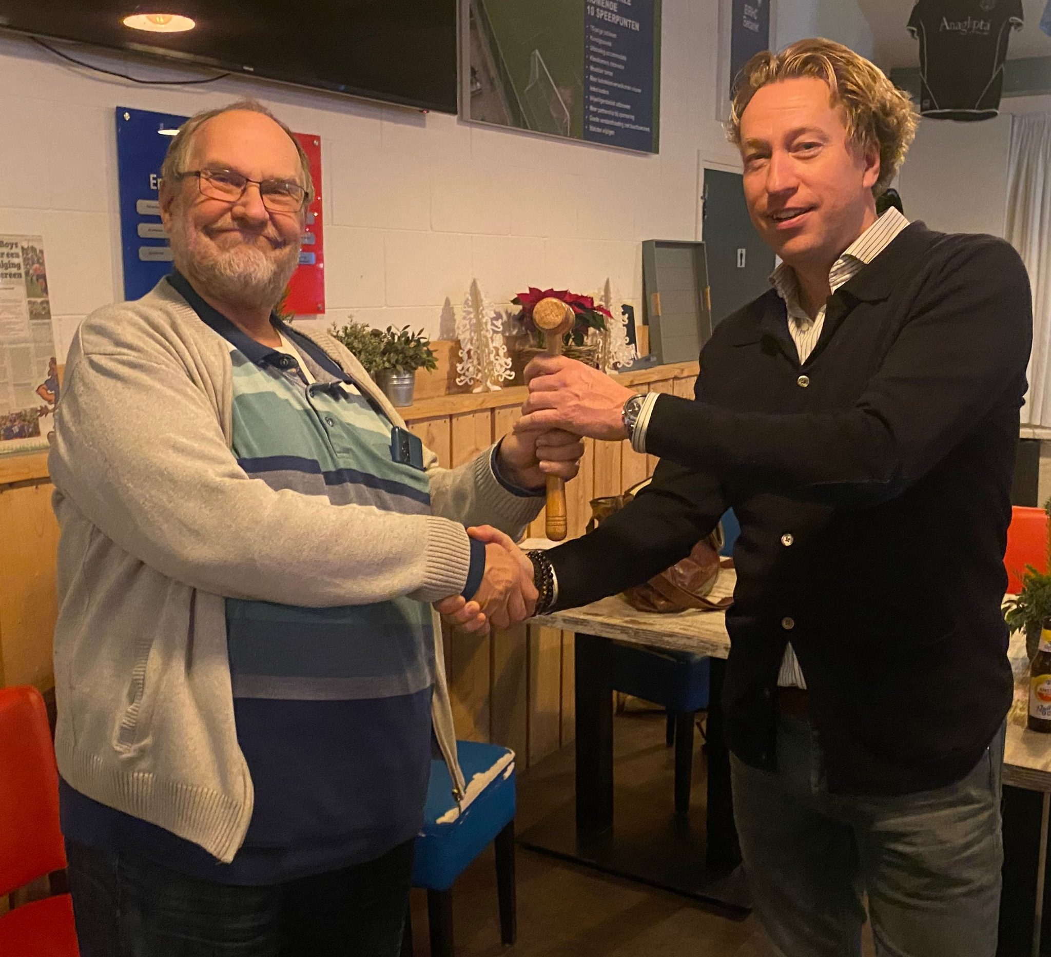 Voorstellen nieuwe voorzitter